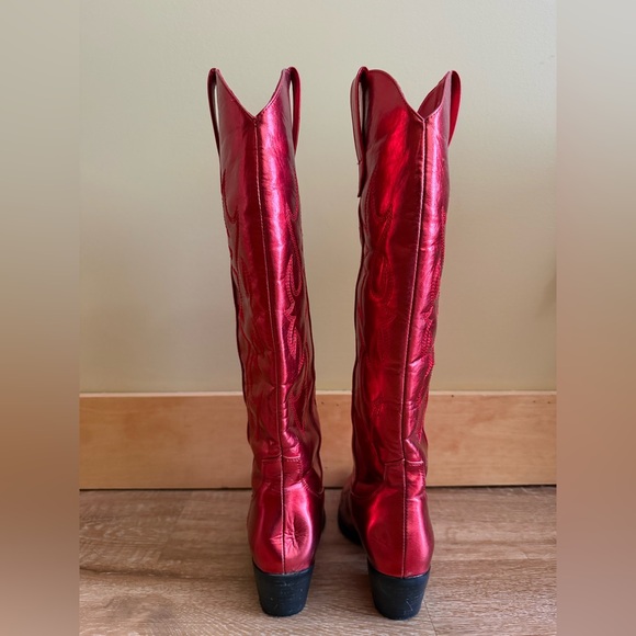 Red Cowboy Boots - Picture 3 of 4